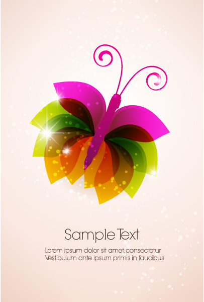 Illustration Vector Image Abstract Butterfly Vector Illustration 1