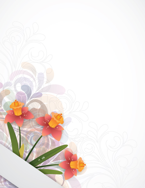 Illustration, Background, Leaf Vector Art Floral Background Vector Illustration 1