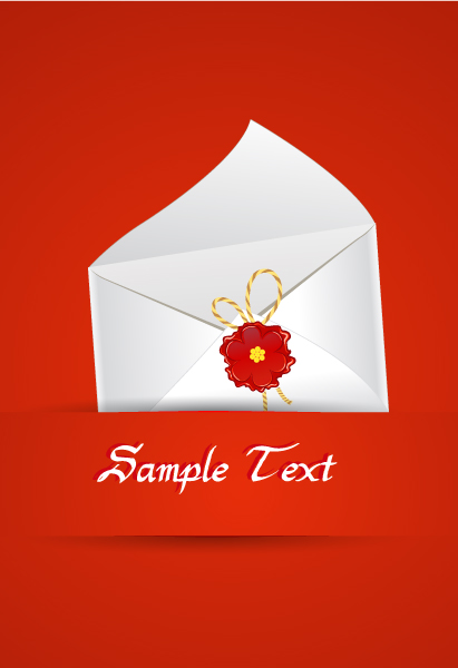 Abstract, Mail, Flower, Icon Vector Art Vector Abstract Background With Mail Icon 1