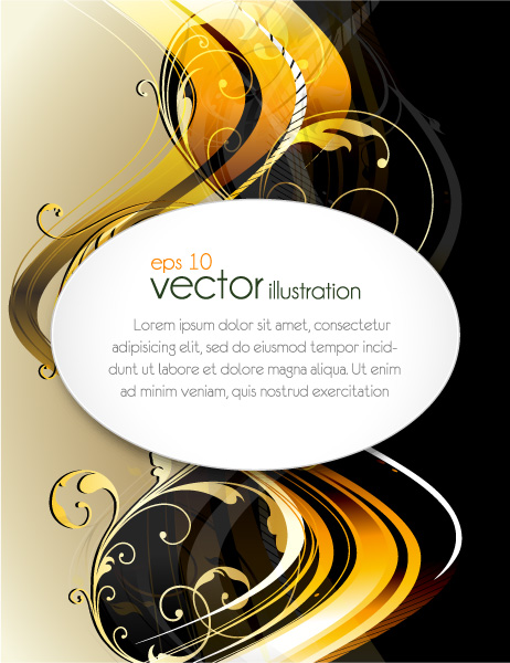 Striking Vector Vector Graphic: Vector Graphic Abstract Floral Background 1