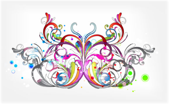 Butterfly, Vector Vector Graphic Vector Butterfly With Circles 1