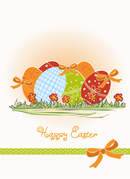 Gorgeous Illustration Vector Artwork: Eggs With Floral Vector Artwork Illustration 1