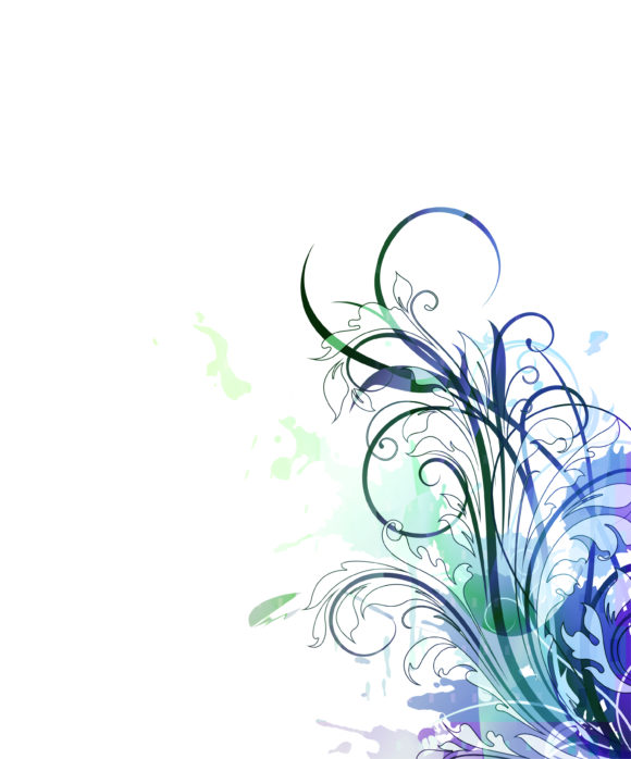Colorful Vector Background: Vector Background Colorful Floral Background 1