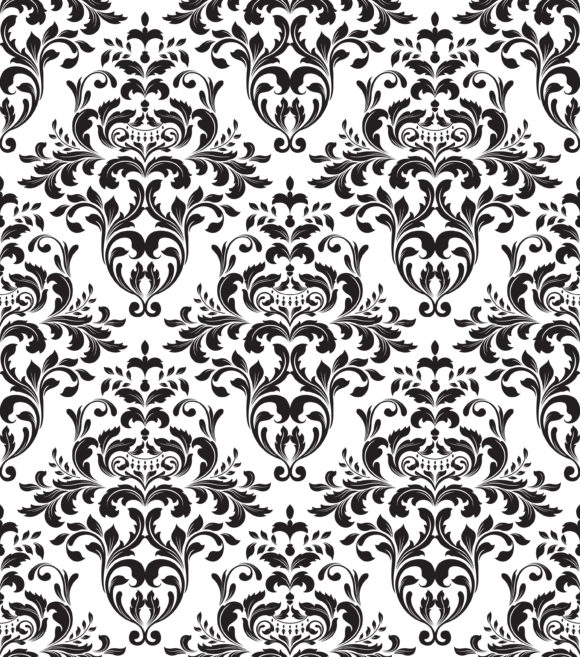 Vector Vector Background Vector Damask Seamless Background 1