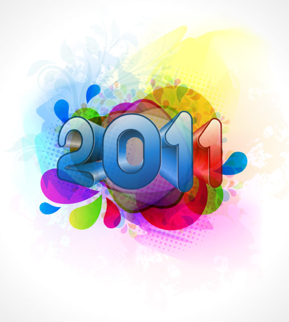 Year Vector Graphic Vector New Year Background 1