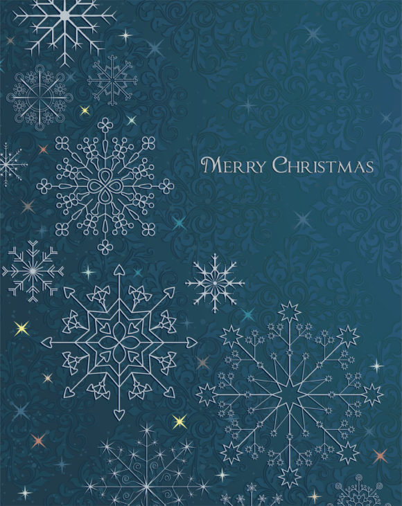 Greeting, Christmas, Winter Vector Design Vector Christmas Greeting Card 1