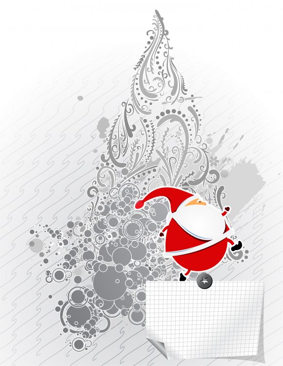 Vector, Claus Eps Vector Vector Christmas Greeting Card 1