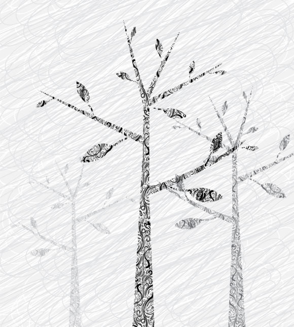 Illustration Vector Art Abstract Trees Vector Illustration 1