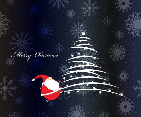 Download Vector Eps Vector: Eps Vector Christmas Greeting Card 1