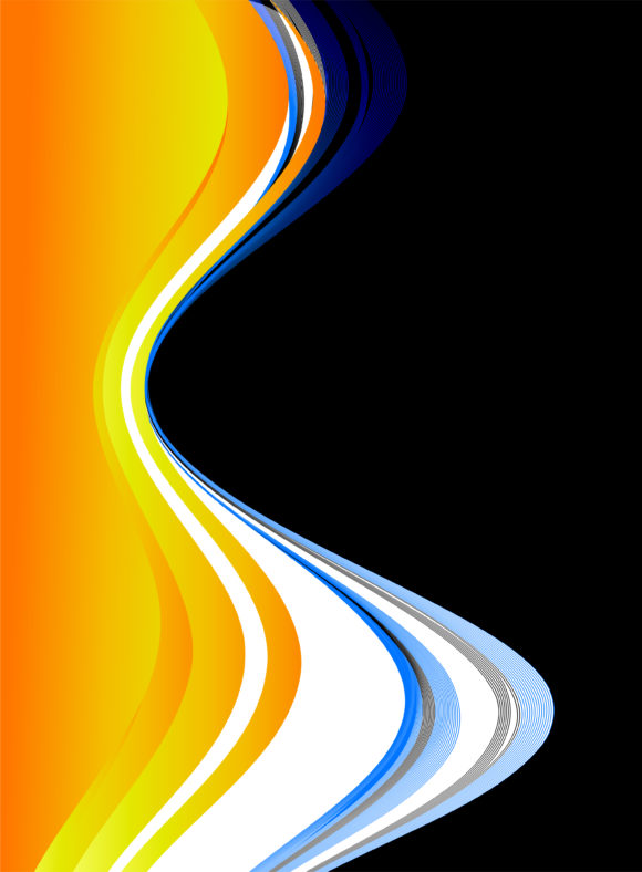 Waves Vector Illustration Vector Abstract Waves Background 1