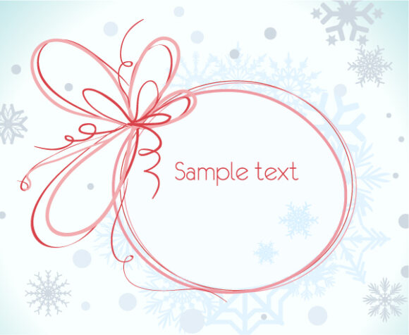 Best Greeting Vector Image: Vector Image Christmas Greeting Card 1