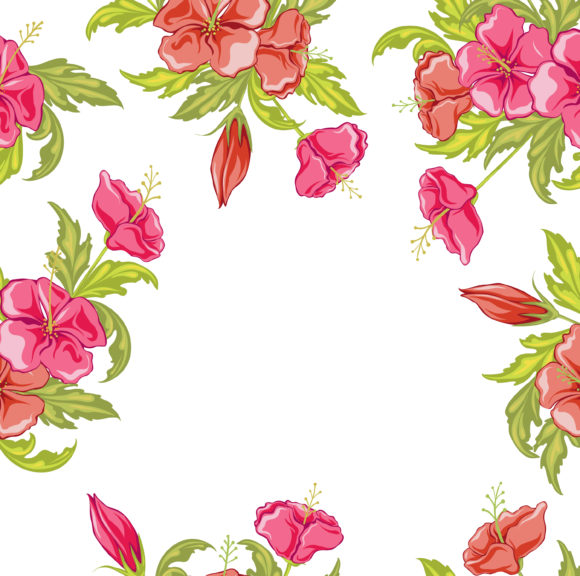 Best Background Vector: Vector Spring Colorful Floral Background 1