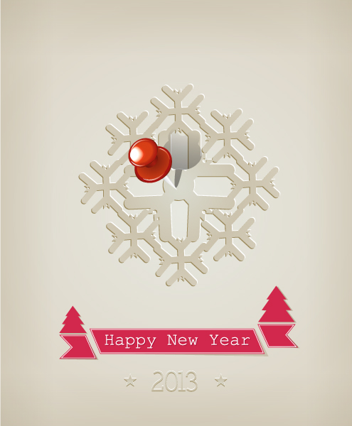 Insane Flake Vector Graphic: Christmas Vector Graphic Illustration With Sticker Snowflake 1