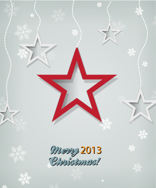 Star, Illustration Eps Vector Christmas Vector Illustration With Sticker Christmas Star 1