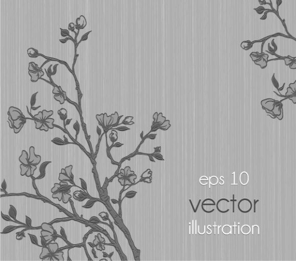 Best Vector Eps Vector: Floral Background Eps Vector Ilustration 1