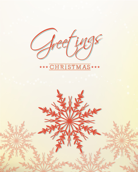Illustration Vector Christmas Vector Illustration With Snowflake 1