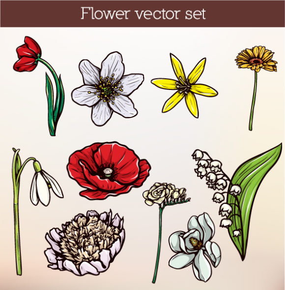 Vector Vector Art Floral Vector Illustration 1