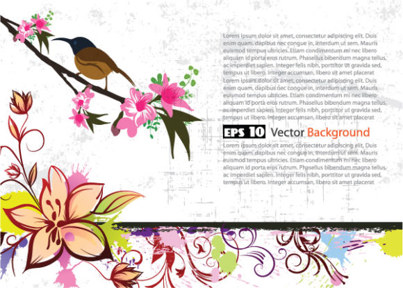 Background Vector Graphic: Abstract Background Vector Graphic Illustration 1
