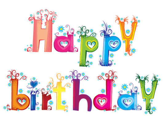 Special Birthday Vector Art: Vector Art Happy Birthday Illustration ...