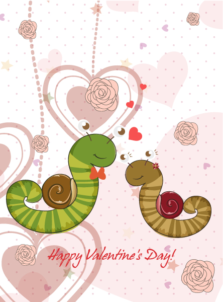 Lovely Love Vector Graphic: Valentines Day Vector Graphic Background 1