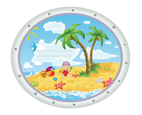 Illustration Eps Vector Kid Playing At The Beach Vector Illustration 1
