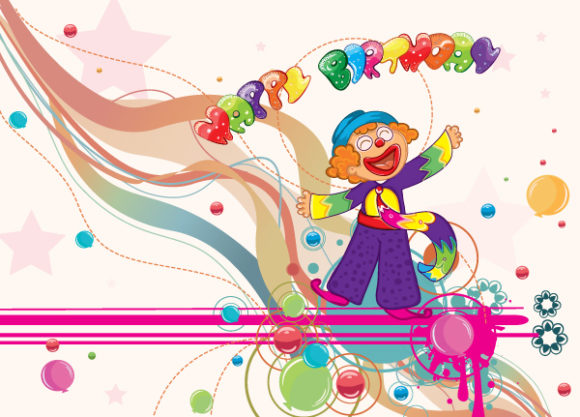 Stunning Creative Vector Graphic: Happy Birthday Vector Graphic Illustration 1