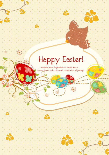 Creative, Vector Vector Illustration Vector Colorful Background With Eggs 1
