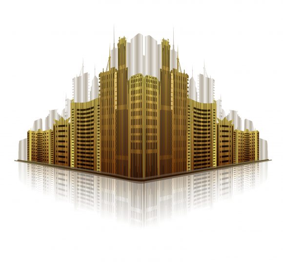 Illustration, Vector Vector Graphic Abstract City Vector Illustration 1