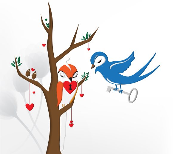 Love, Vector Vector Love Birds Vector Illustration 1