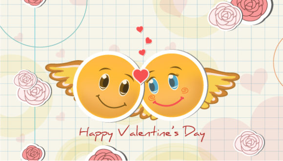 Vector Vector Graphic Valentines Day Vector Background 1