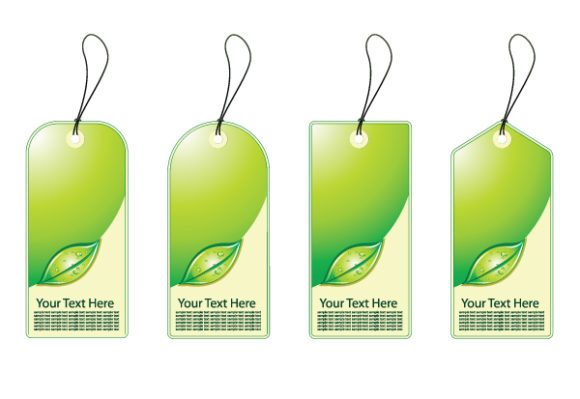 Shopping, Eco Vector Graphic Eco Shopping Tags Vector Illustration 1