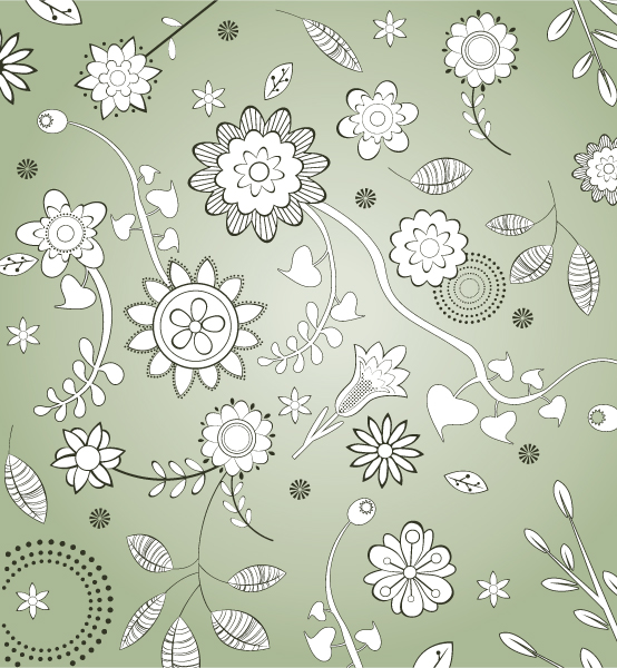 Amazing Illustration Vector Graphic: Floral Background Vector Graphic Illustration 1