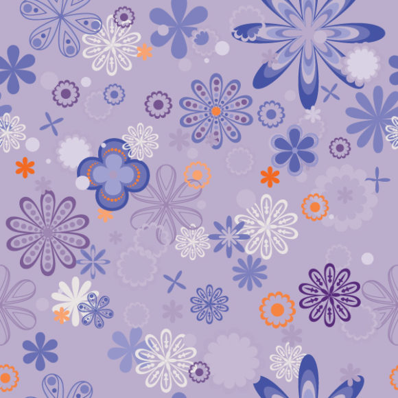 Astounding Vector Vector Background: Seamless Floral Background Vector Background Illustration 1