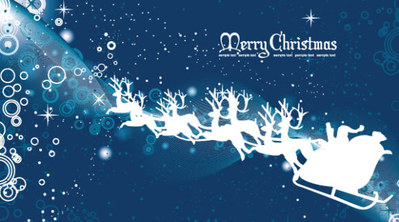 December, Card, Christmas Vector Image Christmas Greeting Card 1