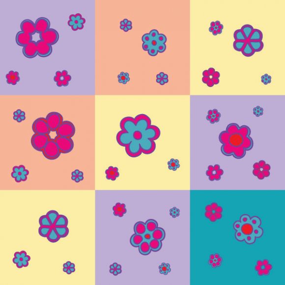 New Seamless Vector: Vector Seamless Floral Background 1