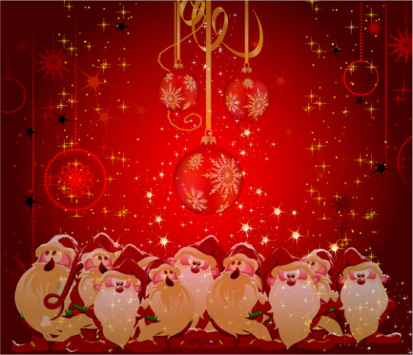 Brilliant Greeting Vector Artwork: Christmas Greeting Card Vector Artwork Illustration 1