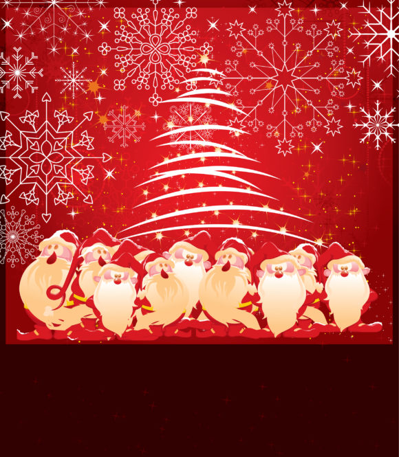 Illustration Vector Design Christmas Greeting Card Vector Illustration 1