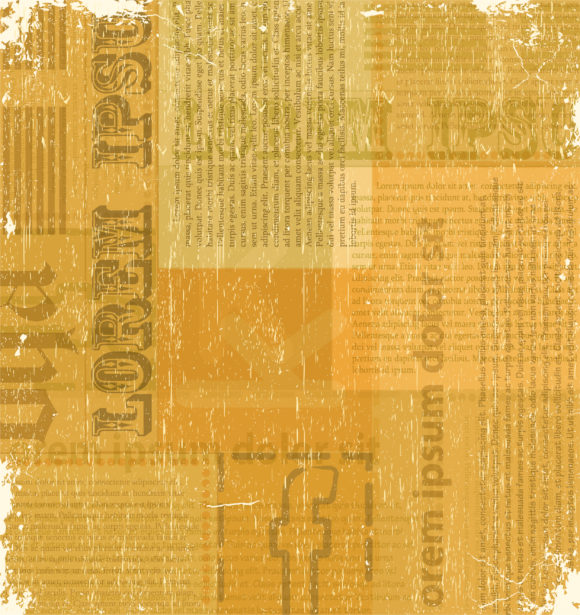 Texture, Old, Newspaper Vector Image Old Newspaper Texture Vector Illustration 1