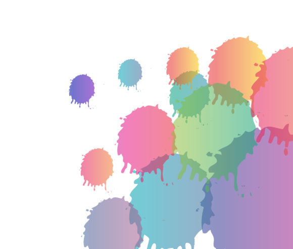 Download Splashes Vector: Colorful Splashes Background Vector Illustration 1