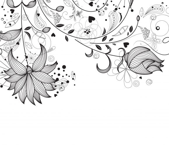 Background, Creative, Leaf Vector Background Floral Background Vector Illustration 1