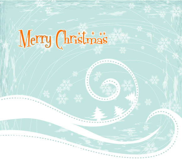 Amazing Card Vector Artwork: Vector Artwork Christmas Greeting Card 1
