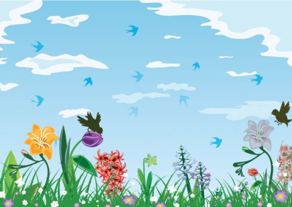 Special Creative Vector Artwork: Birds With Floral Vector Artwork Illustration 1
