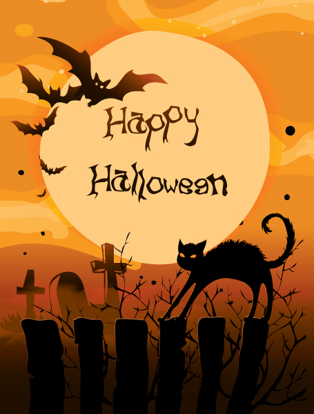 Lovely Illustration Vector Illustration: Halloween Background Vector Illustration Illustration 1