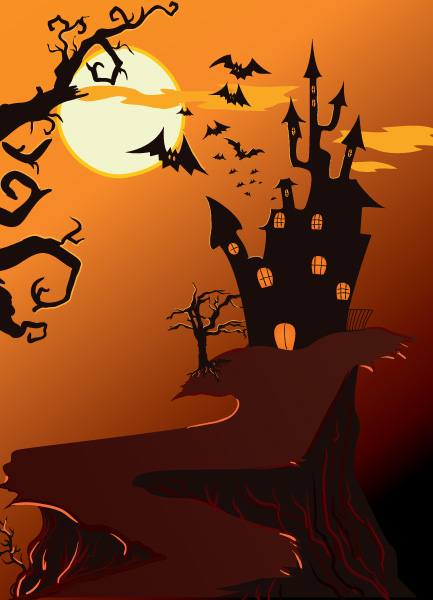 Background Vector Art Halloween Background Vector Illustration 1