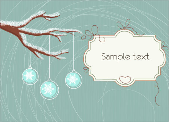 New Background Vector Graphic: Vector Graphic Christmas Background 1