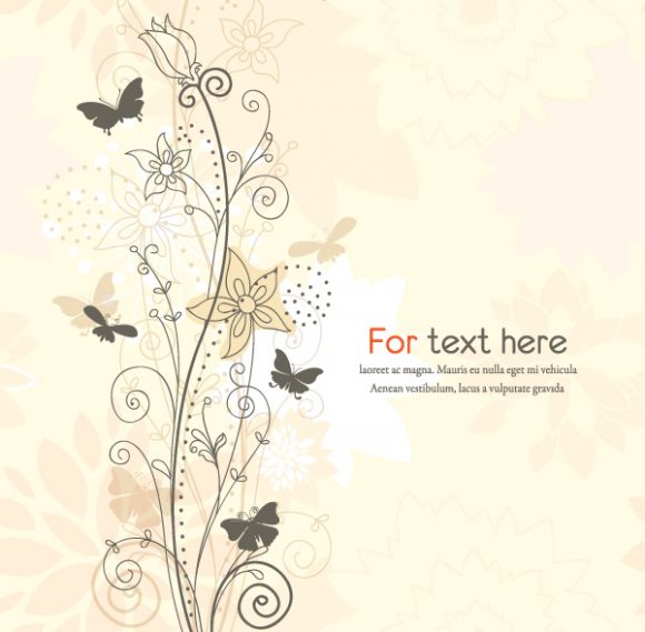 Abstract-2 Vector Illustration: Floral Background Vector Illustration Illustration 1