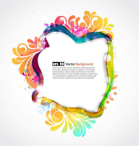 Vector Vector Graphic Vector Colorful Abstract Frame 1
