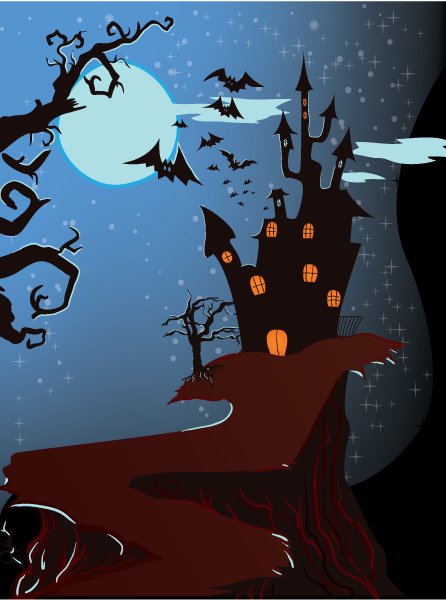 Astounding Background Vector Artwork: Halloween Background Vector Artwork Illustration 1