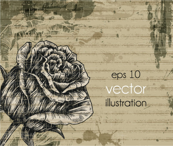 Vector Vector Image: Vintage Background Vector Image Illustation 1