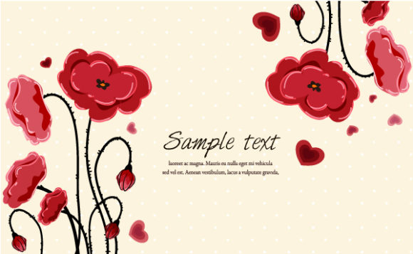 New Floral Vector Image: Vector Image Abstract Floral Background 1